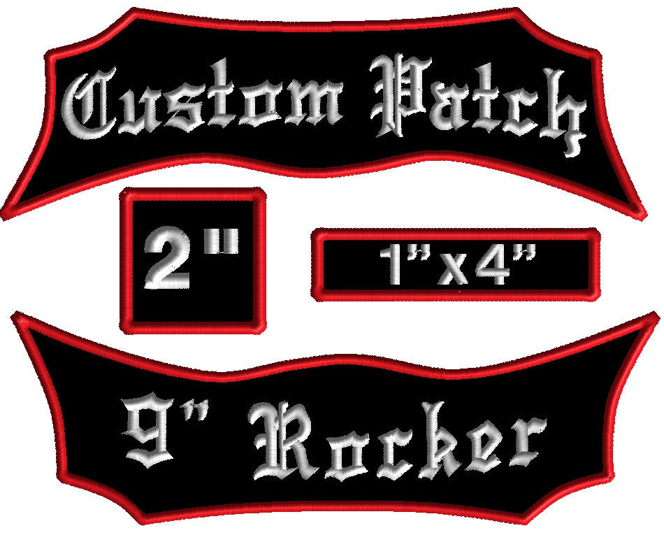6 Piece Custom Embroidered Iron on Patch Set 12 – clinch customs