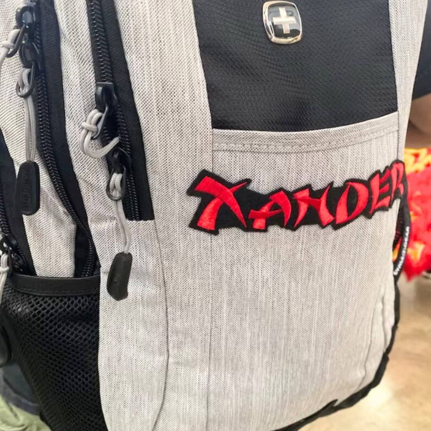 Name Patches with Felt Contour Border