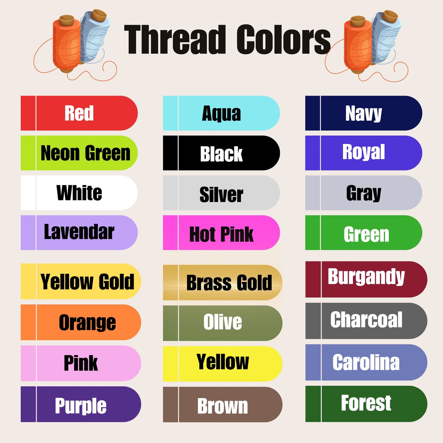 Name Patches with Felt Contour Border