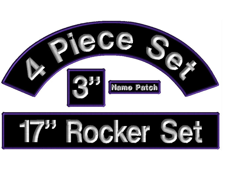 4 Piece Rocker Bar Patch Set 17"