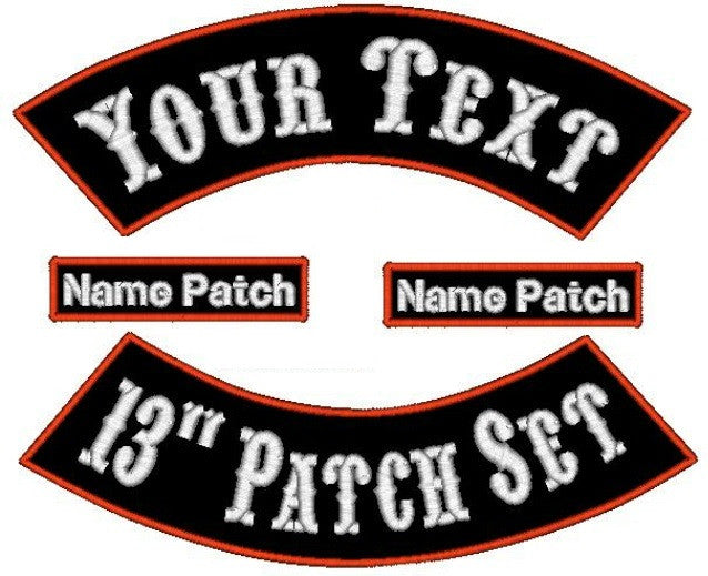 4 Piece Rocker Patch Set 13"