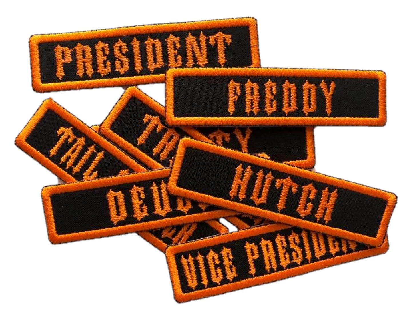Custom Embroidered Name Patches