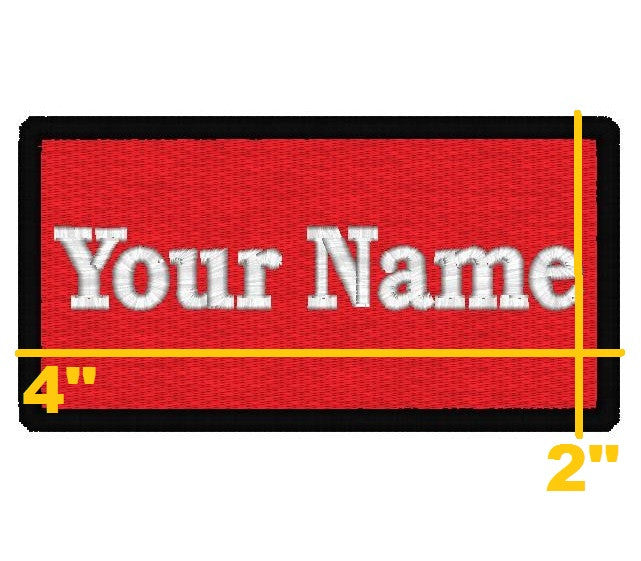 Custom Embroidered Felt Name Patches