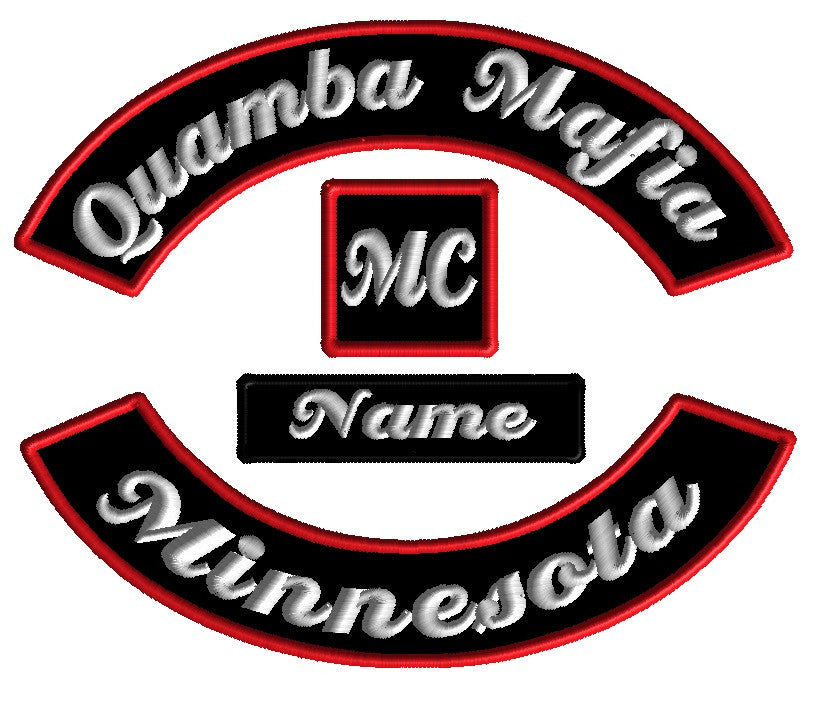 Quamba Mafia * 4 Piece patch set